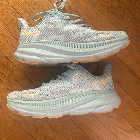 Hoka Light Blue Running Shoes - Picture 2 of 3